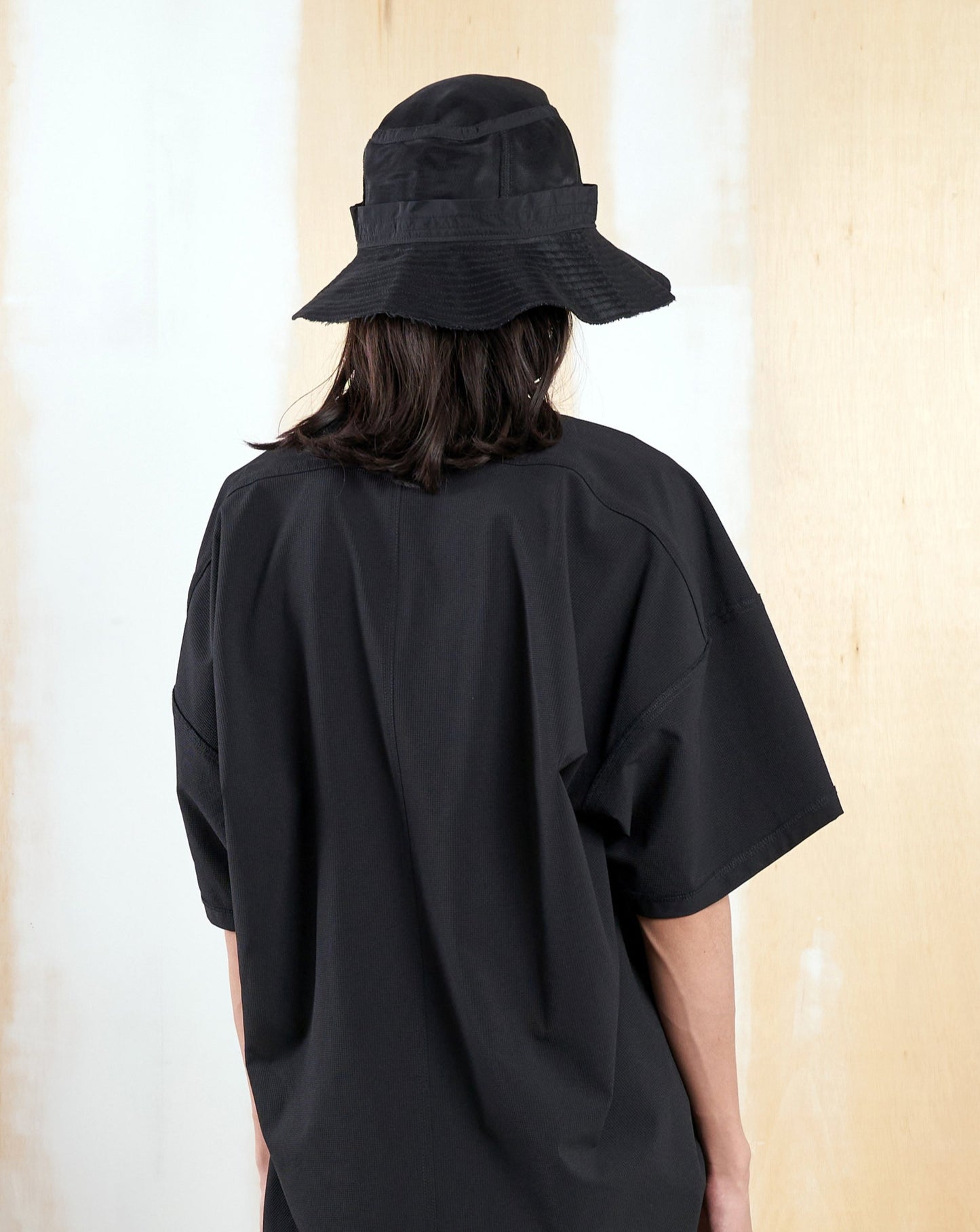 Mesh insideout cutting bucket hat