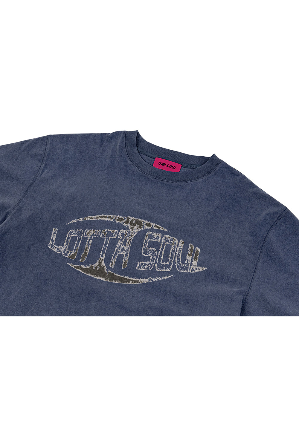 Lotta soul graphic layered T-shirts dark blue