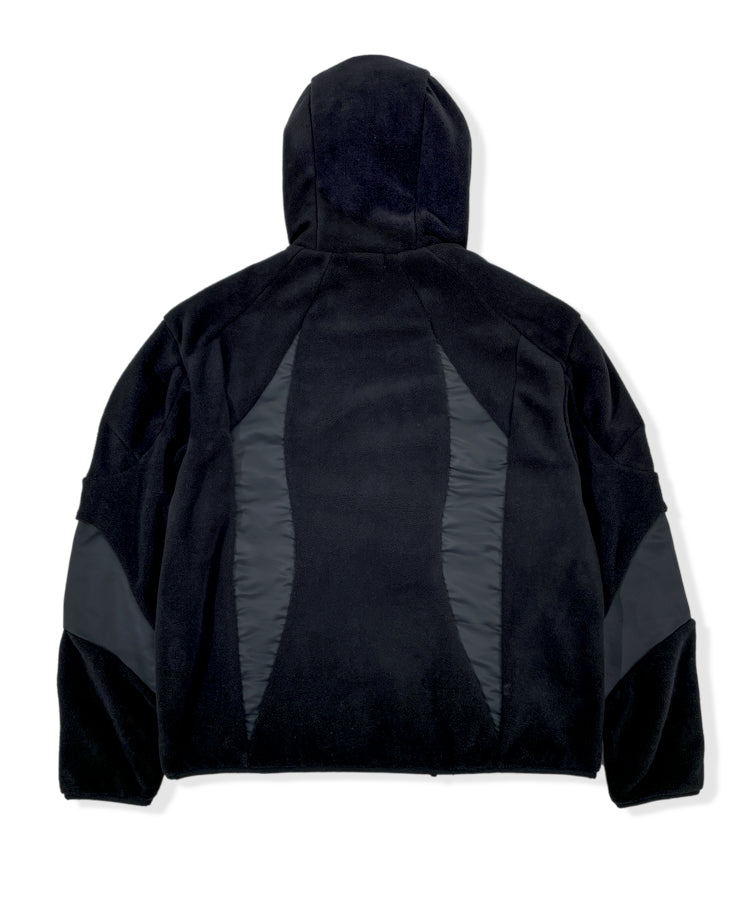 Lightning fleece jacket black