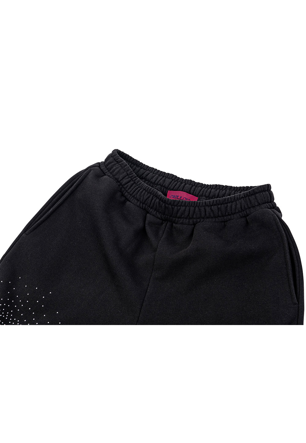 Rhinestone mellow balloon pants black