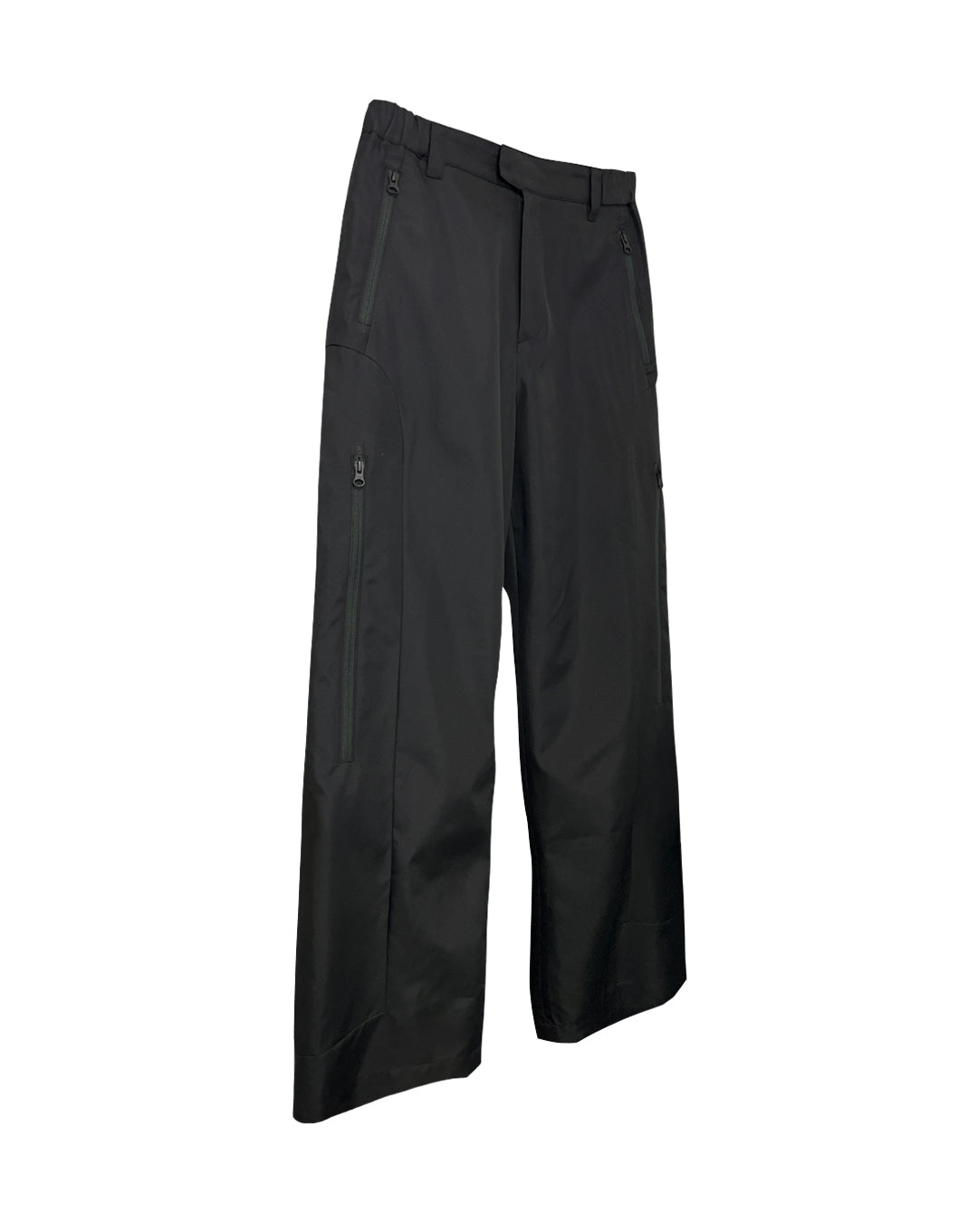 Tech zip pants black