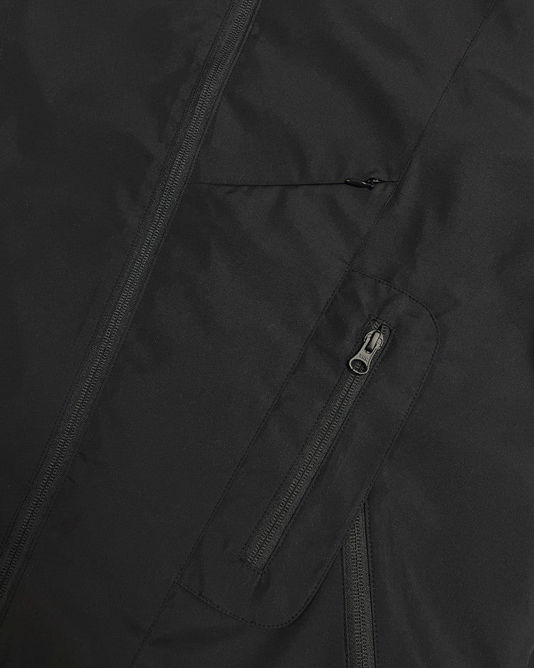 Multi zip jacket black