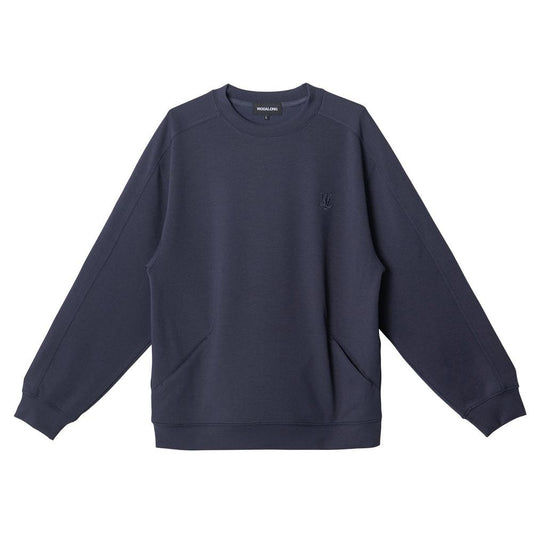 Oblique pocket sweatshirt purple