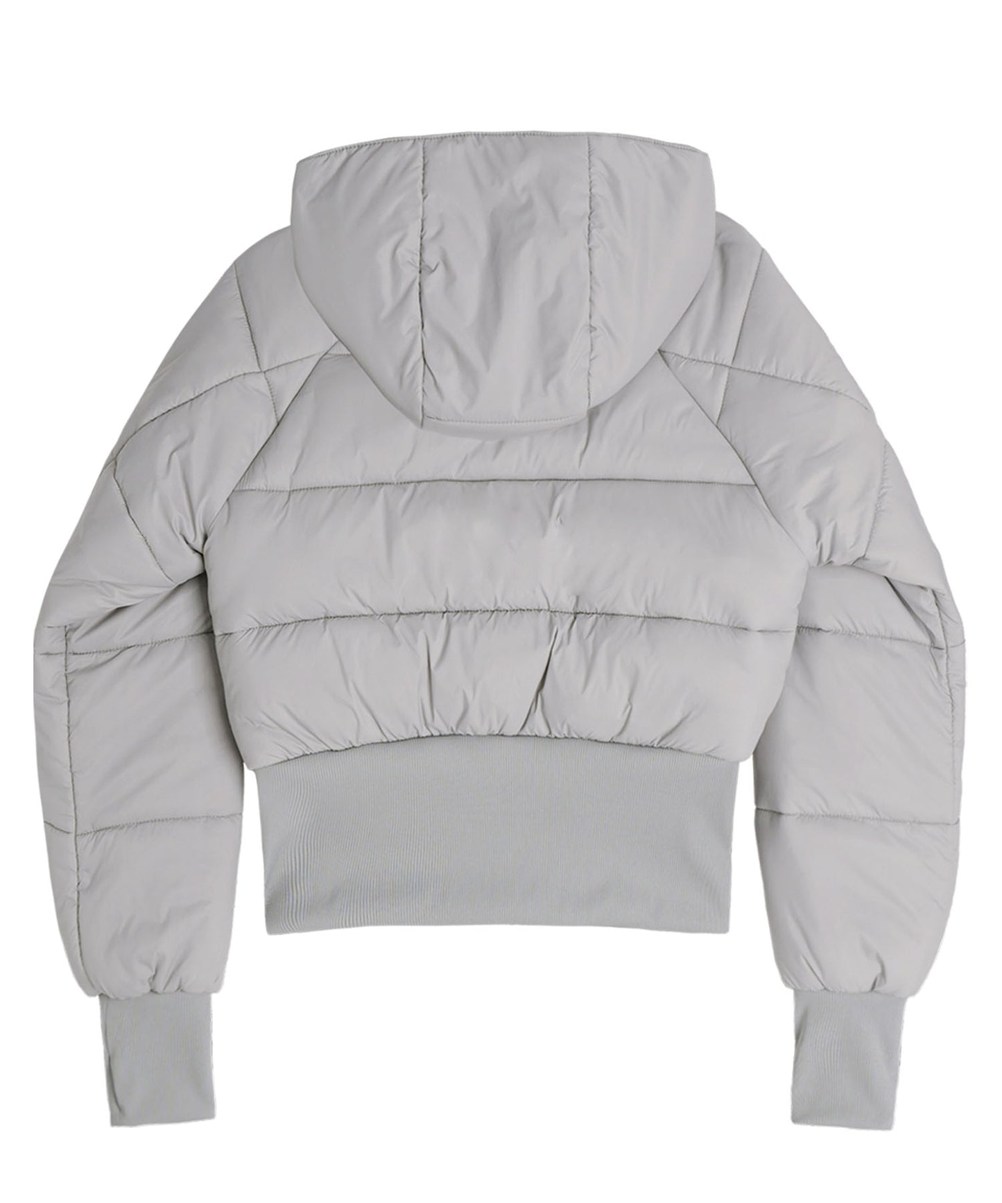 Reversible Short Padded Jacket Grey