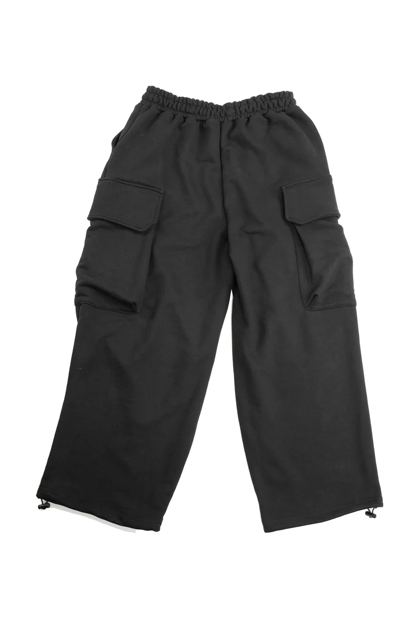 Cargo Sweat Pants Black