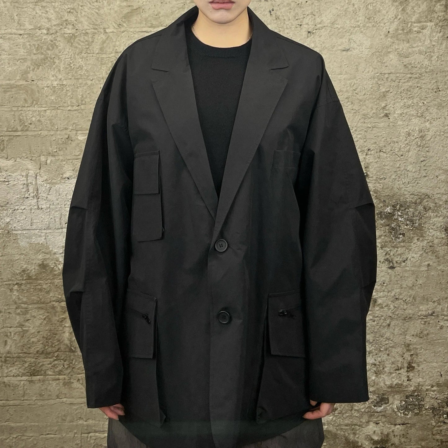 Utility nylon blazer