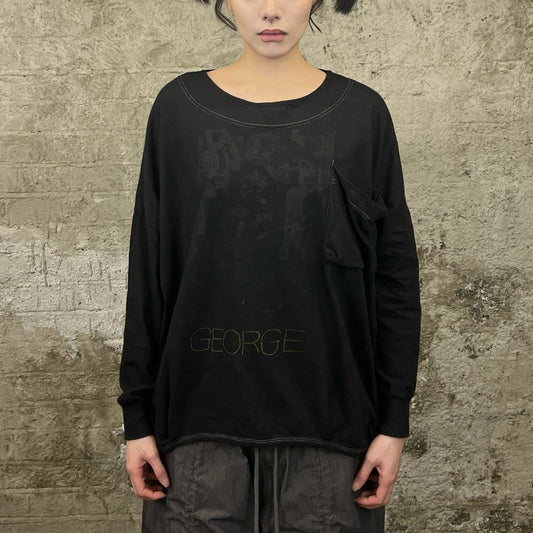 Wide neck dolman t shirt