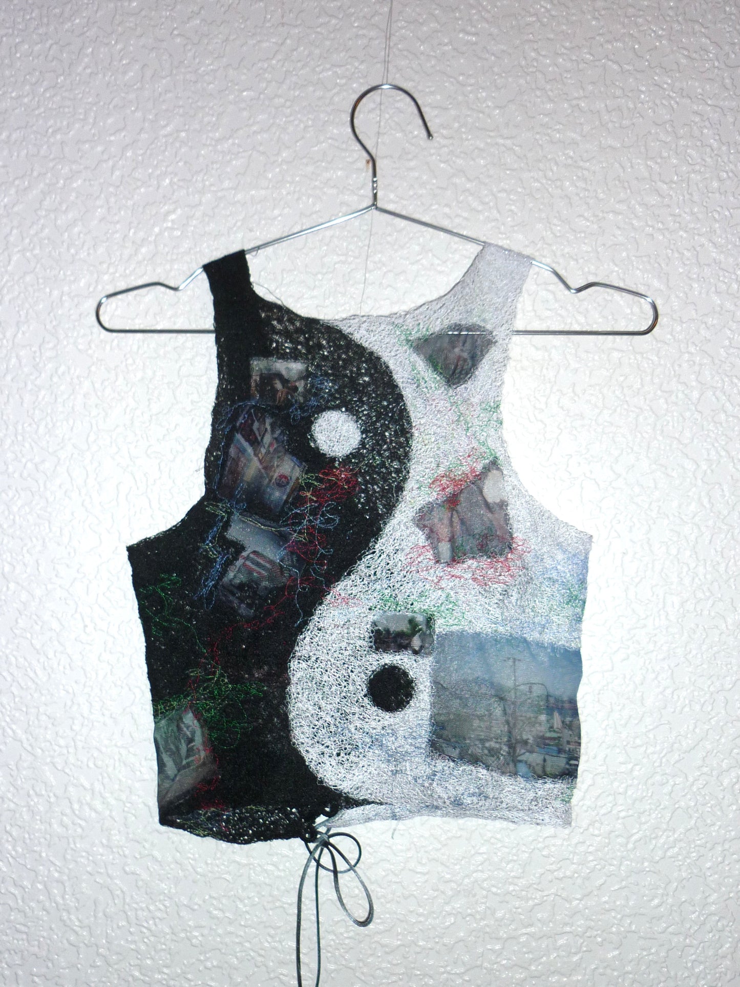 Yin and yang vest top