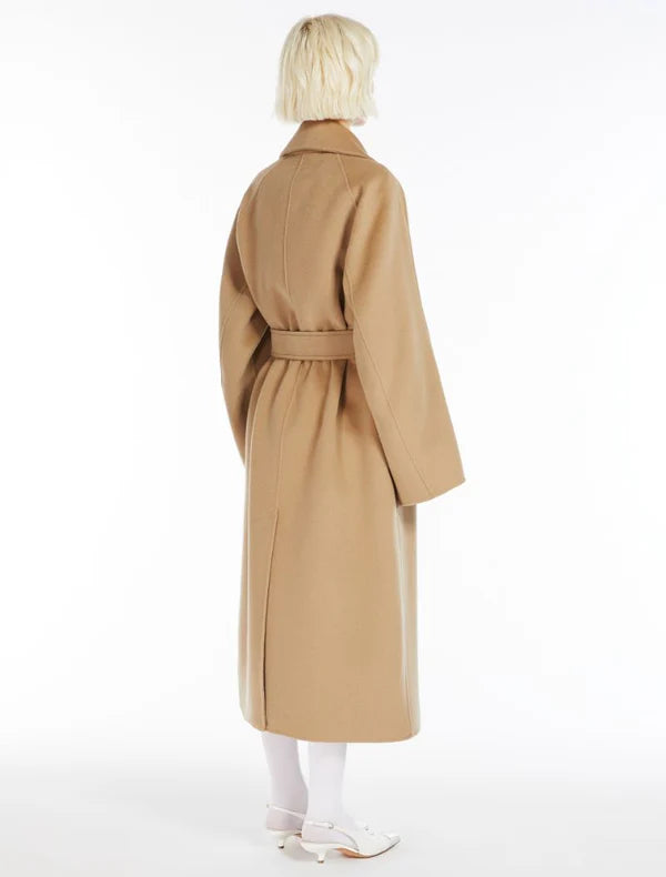 Cashmere-Blend Robe Coat