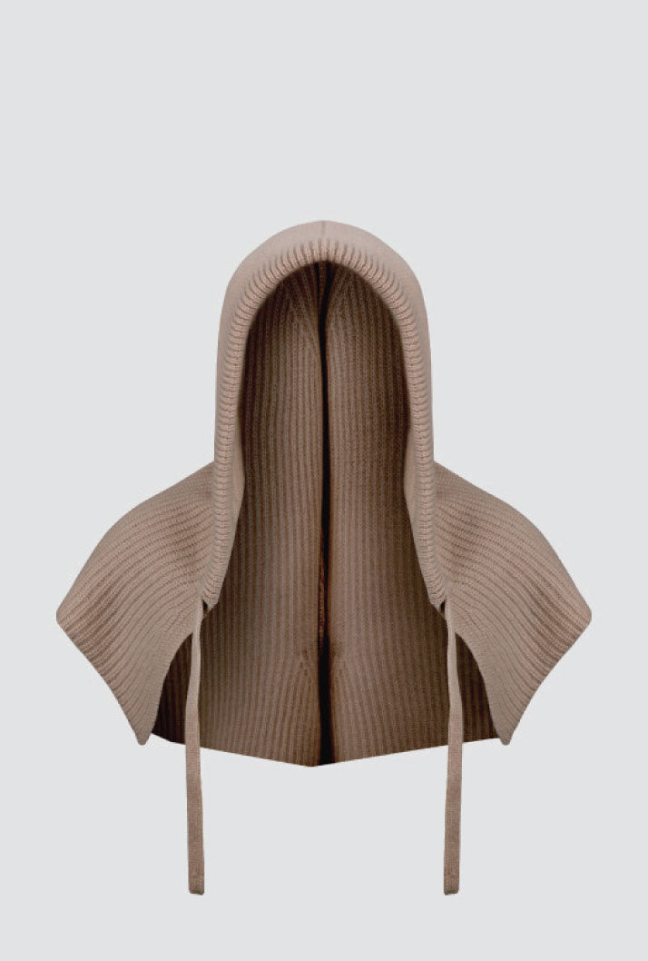 Pure Cashmere 100 Balaclava Beige