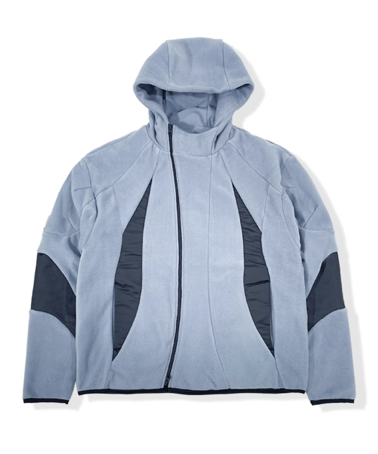 Lightning fleece jacket blue gray