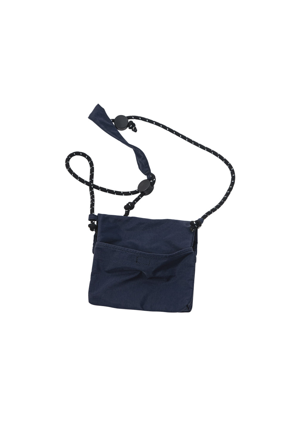 Nylon sacoche bag navy