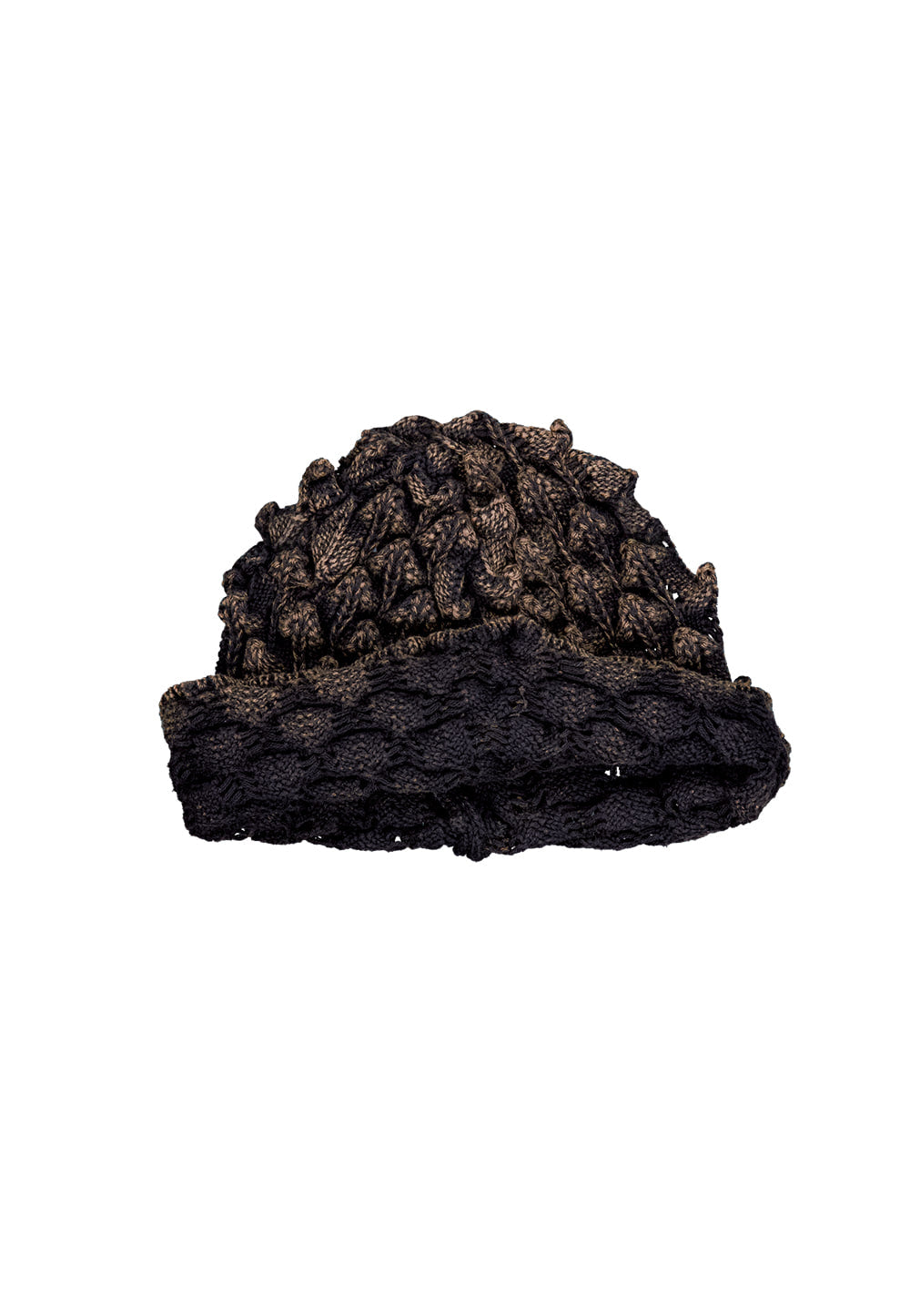 Romanesco knit beanie dark brown