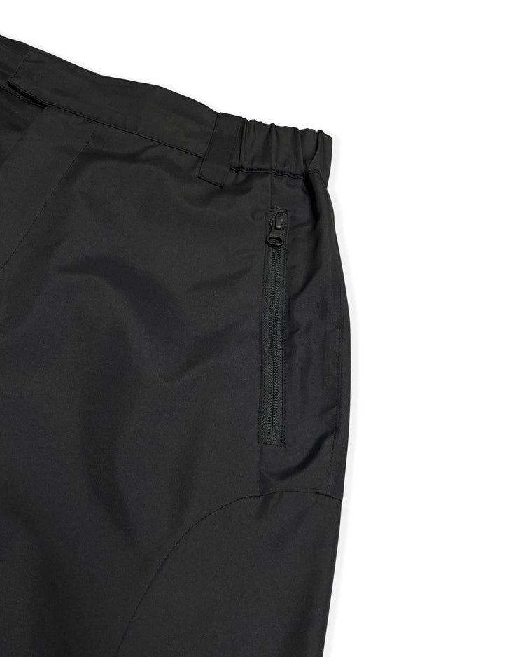 Tech zip pants black