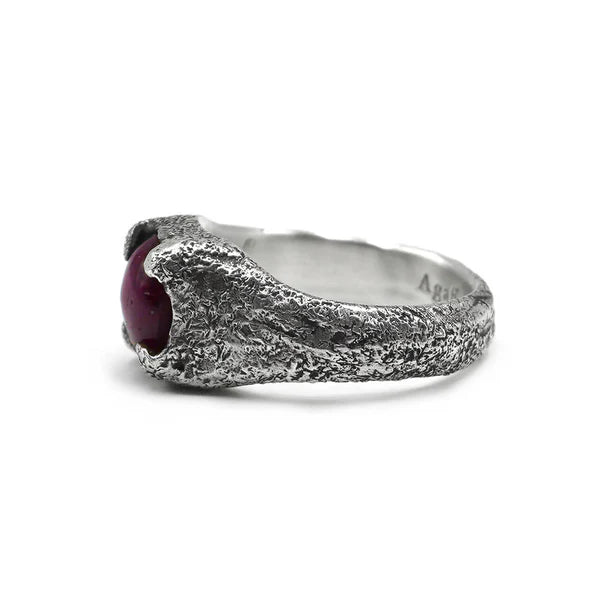 Star ruby signet ring