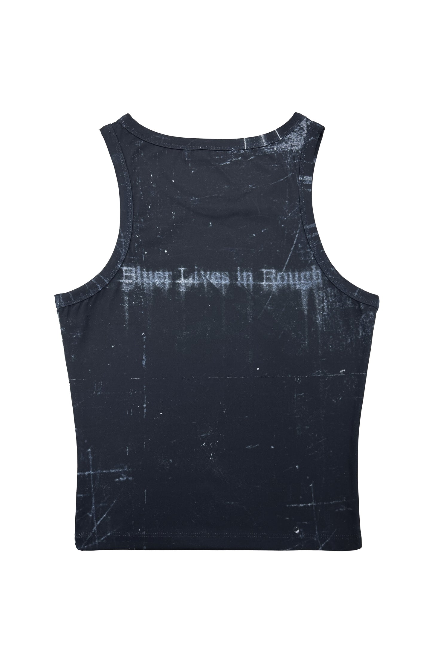 Printed Indigo sleeveless