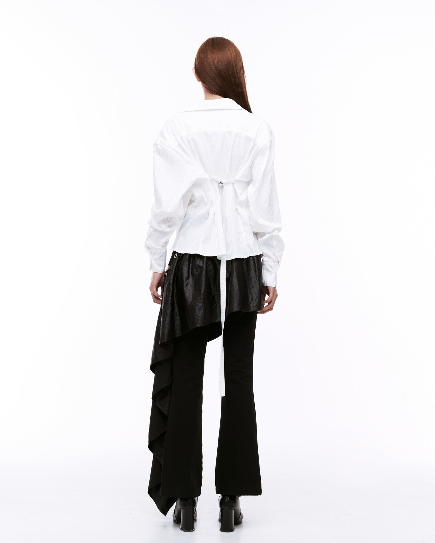 Draping shirt white