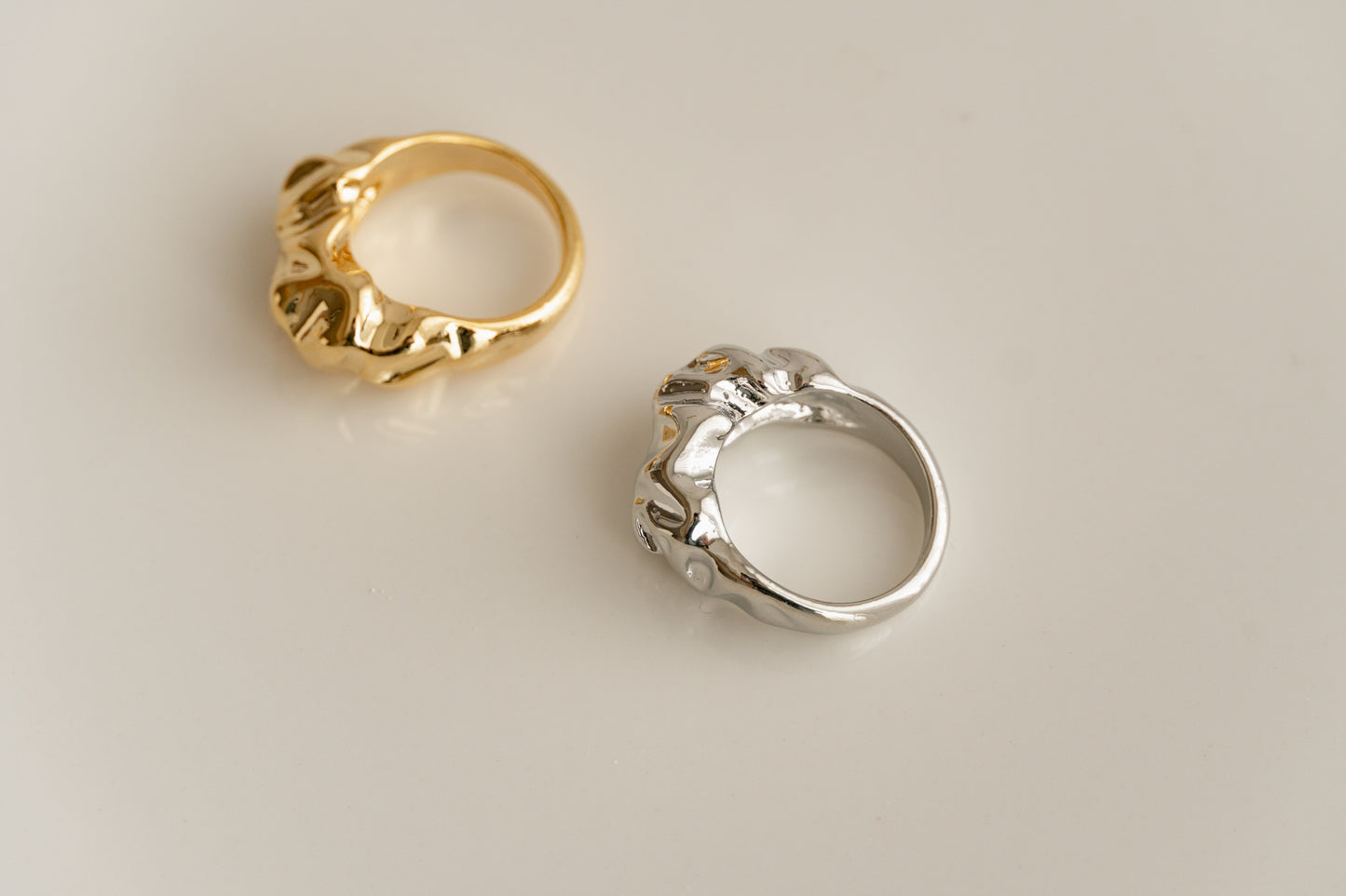 Gold Abstract Ring
